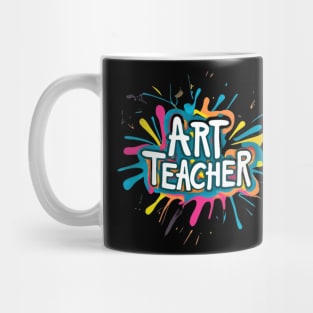 Art teacher funny cute victor design Mug